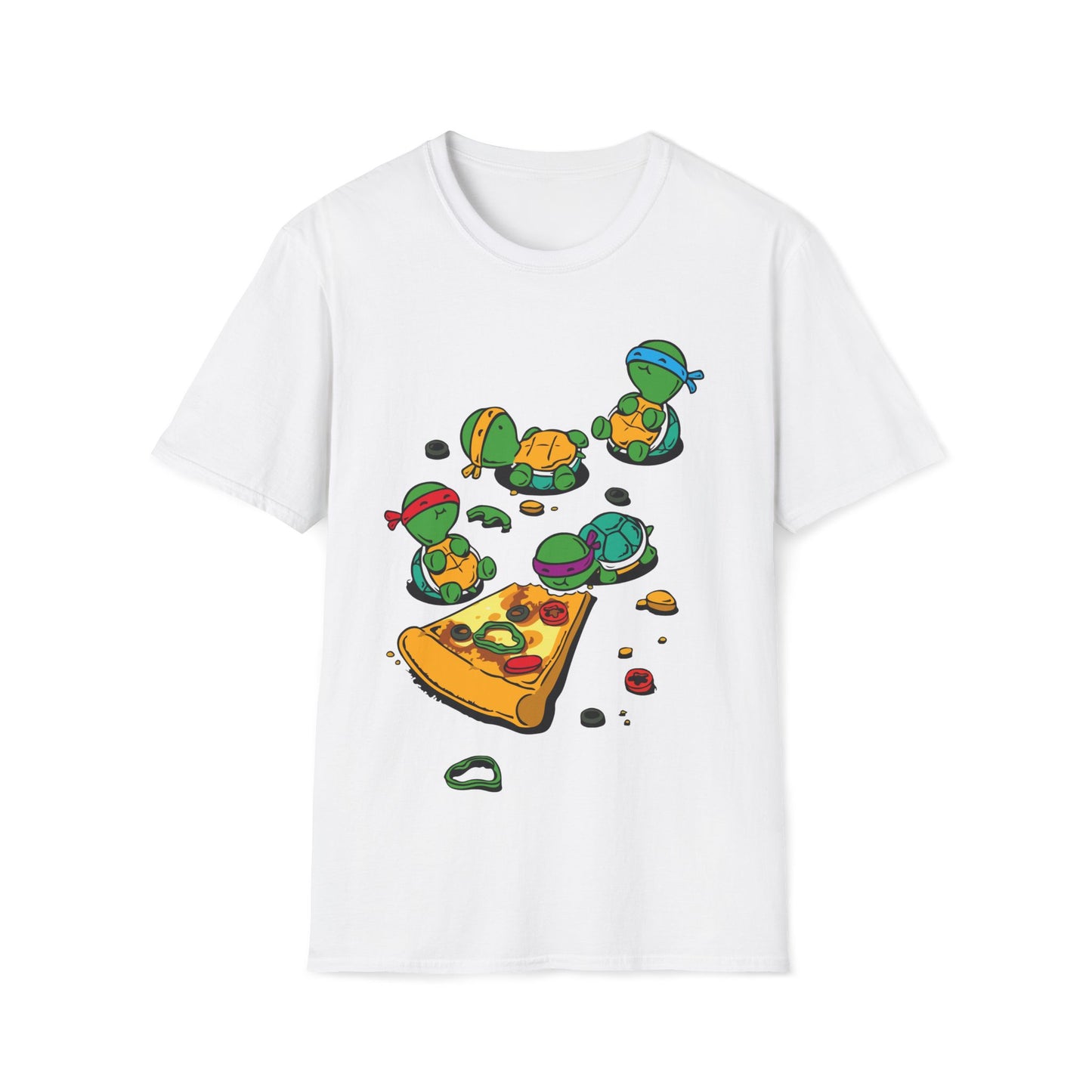 Pizza and Baby Turtles (unisex tshirt)