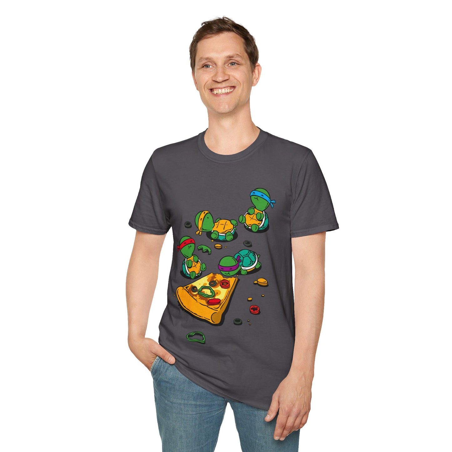 Pizza and Baby Turtles (unisex tshirt)