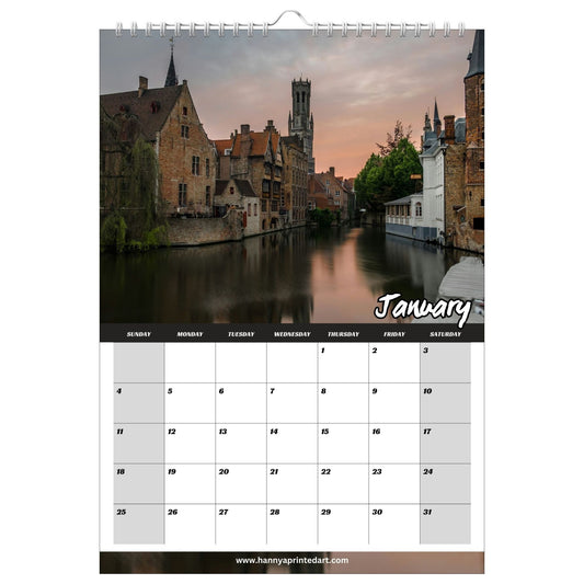 Rivers 2026 - Calendar with planner