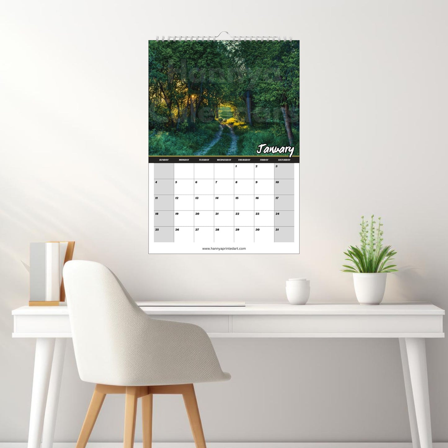 Forests 2026 - Calendar with planner