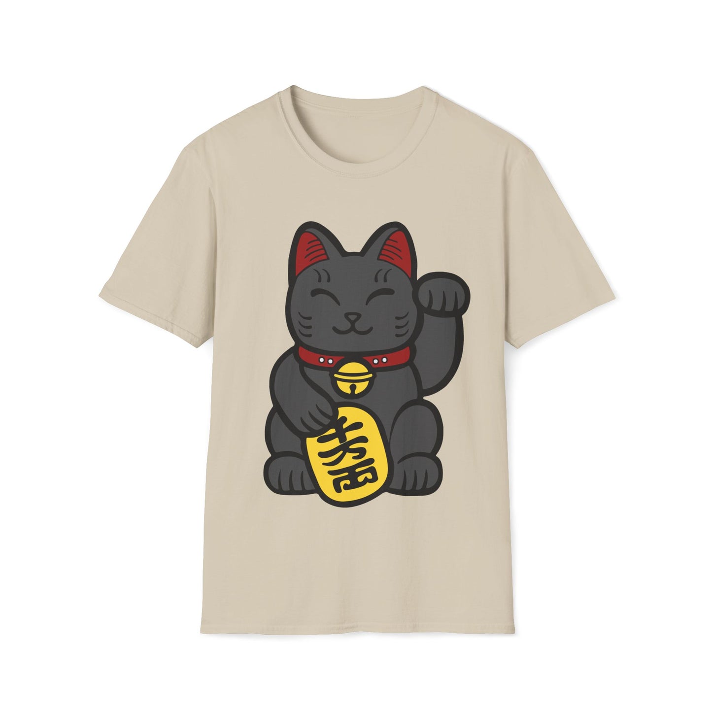 Black Maneki-neko (unisex tshirt)