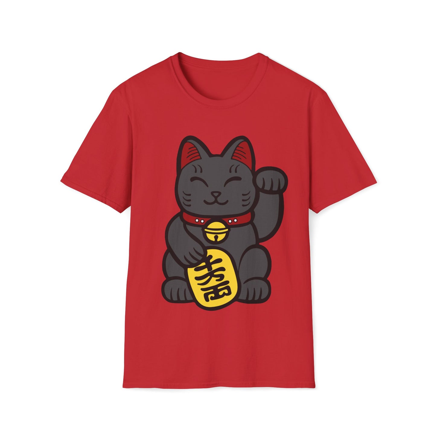 Black Maneki-neko (unisex tshirt)