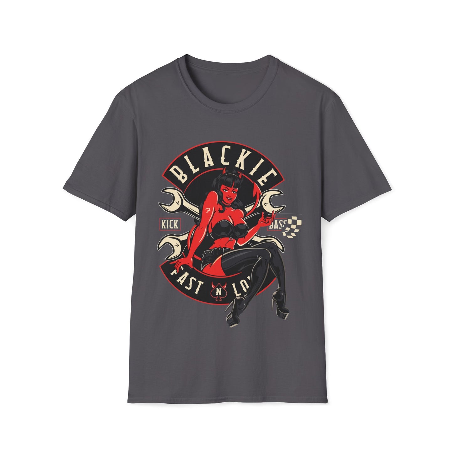 Demon Girl Fast n Loud Biker (unisex tshirt)