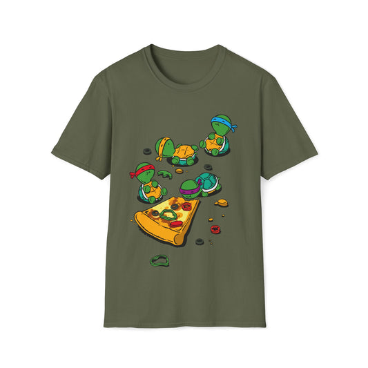 Pizza and Baby Turtles (unisex tshirt)