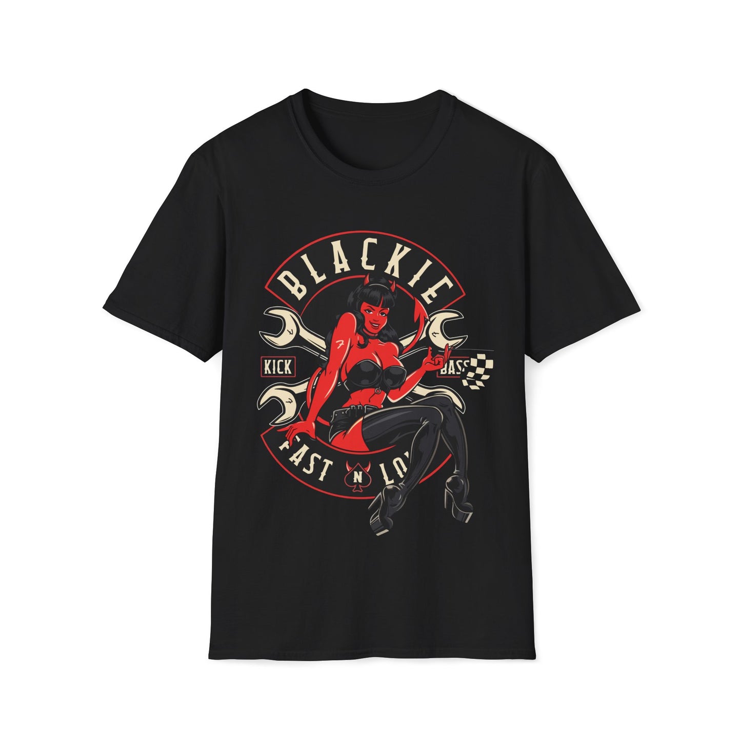 Demon Girl Fast n Loud Biker (unisex tshirt)