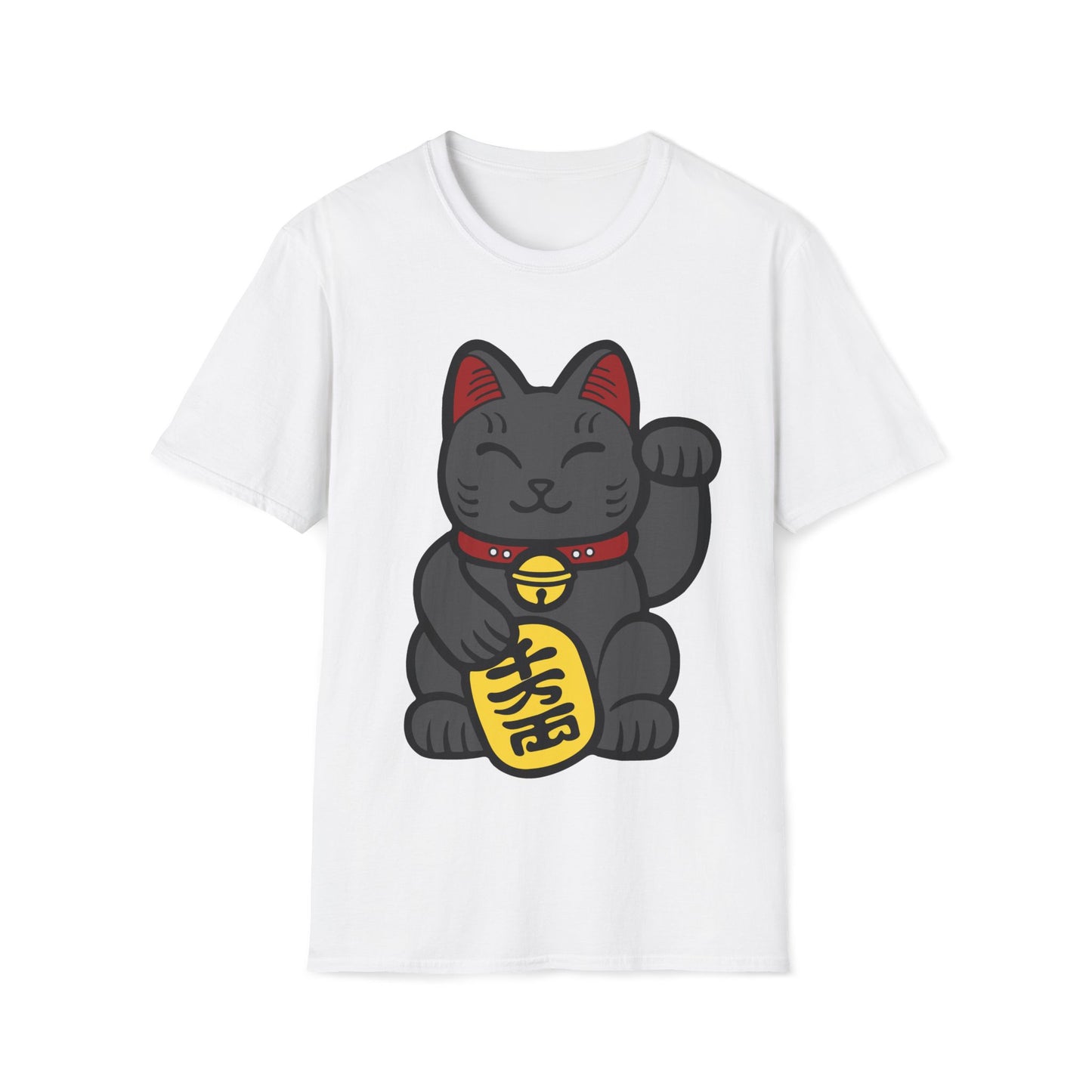 Black Maneki-neko (unisex tshirt)