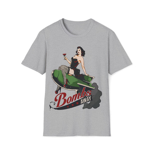 Bombs Away Pinup (unisex tshirt)