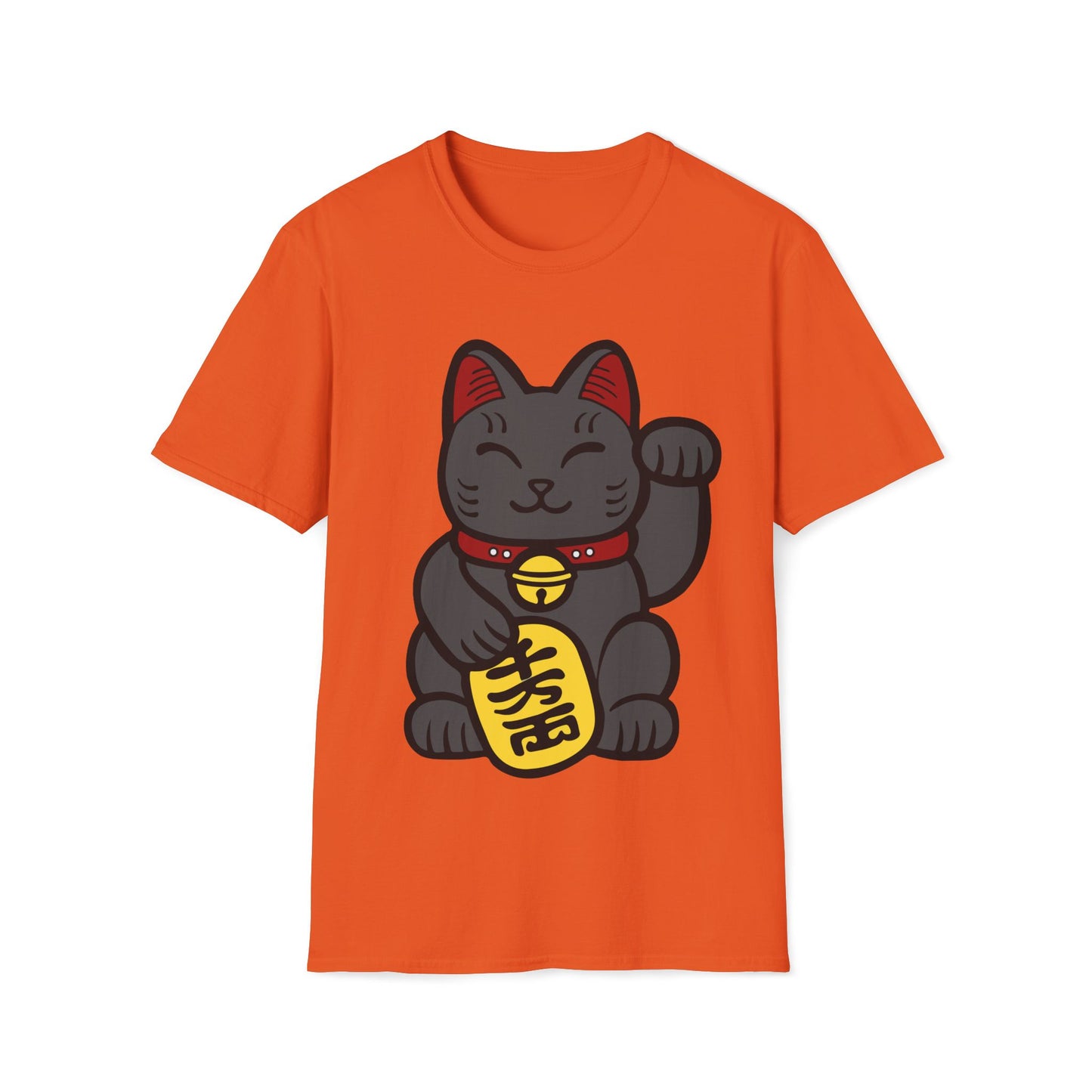 Black Maneki-neko (unisex tshirt)