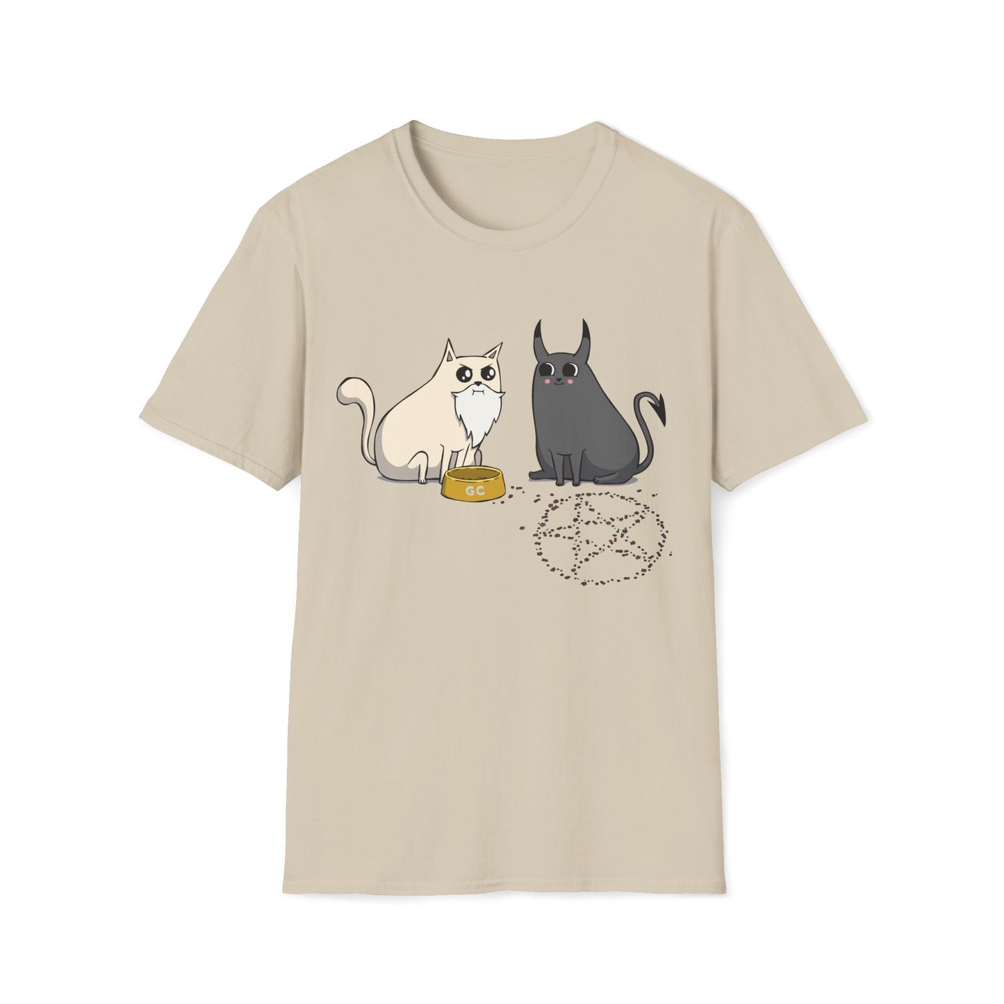 God vs Devil - Exploding Kittens (unisex tshirt)