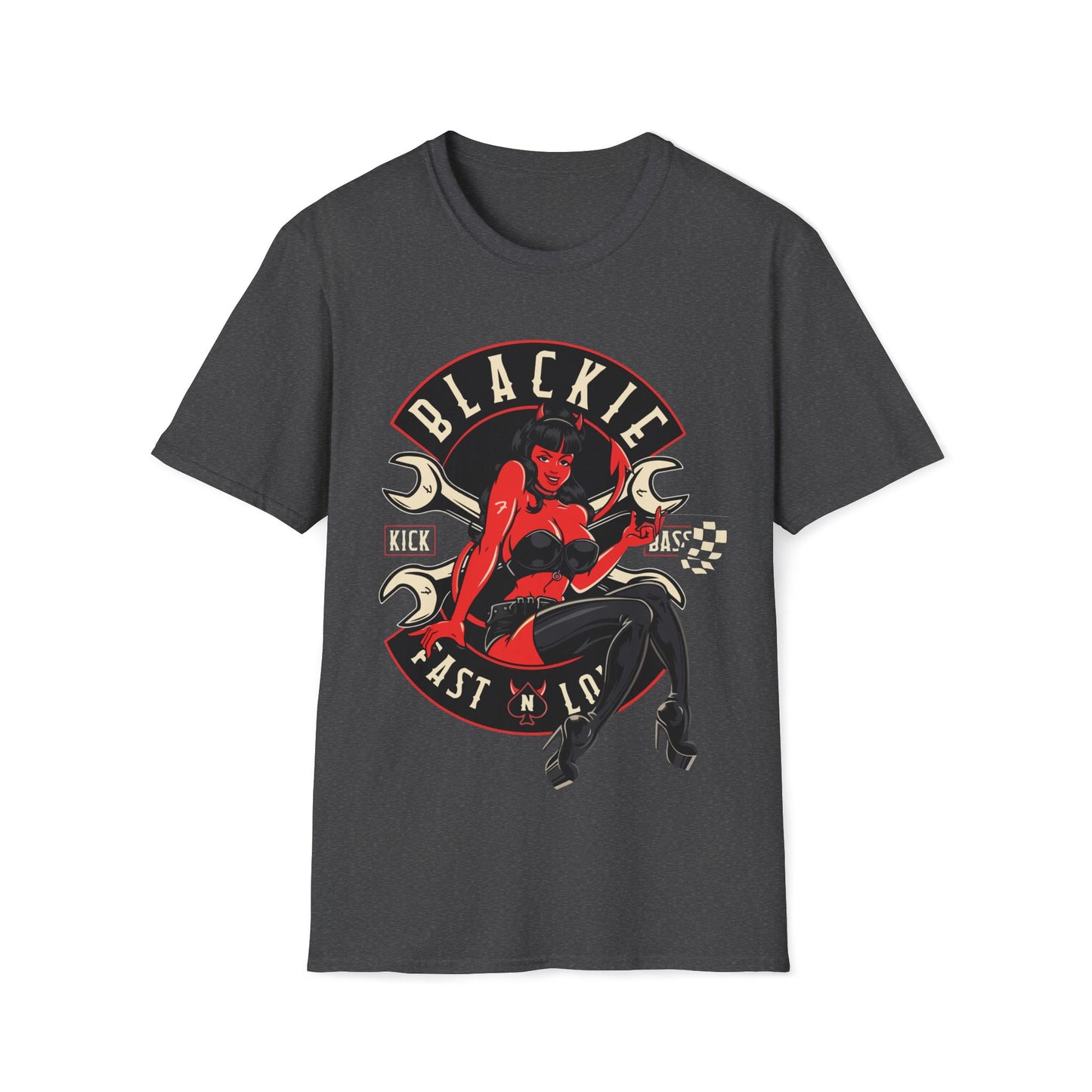 Demon Girl Fast n Loud Biker (unisex tshirt)