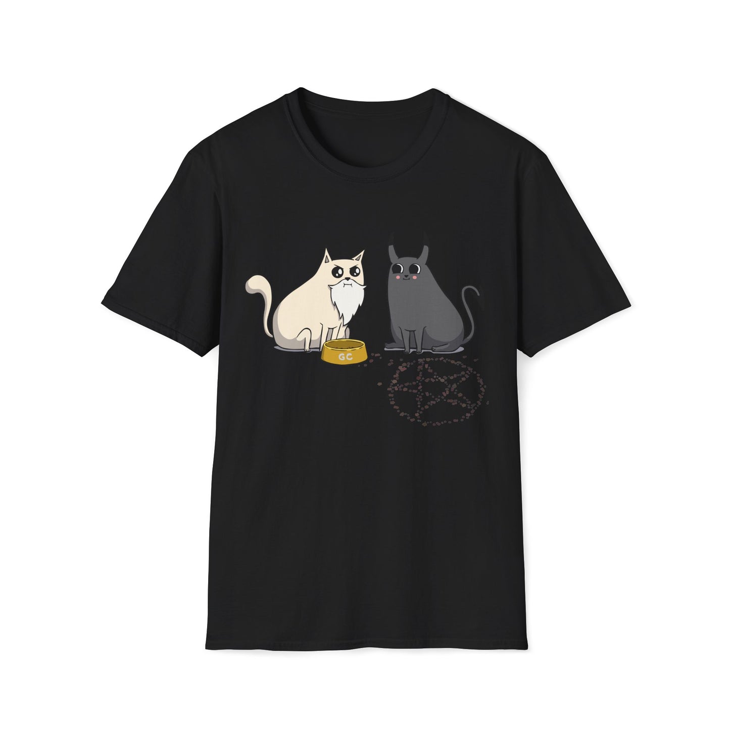 God vs Devil - Exploding Kittens (unisex tshirt)