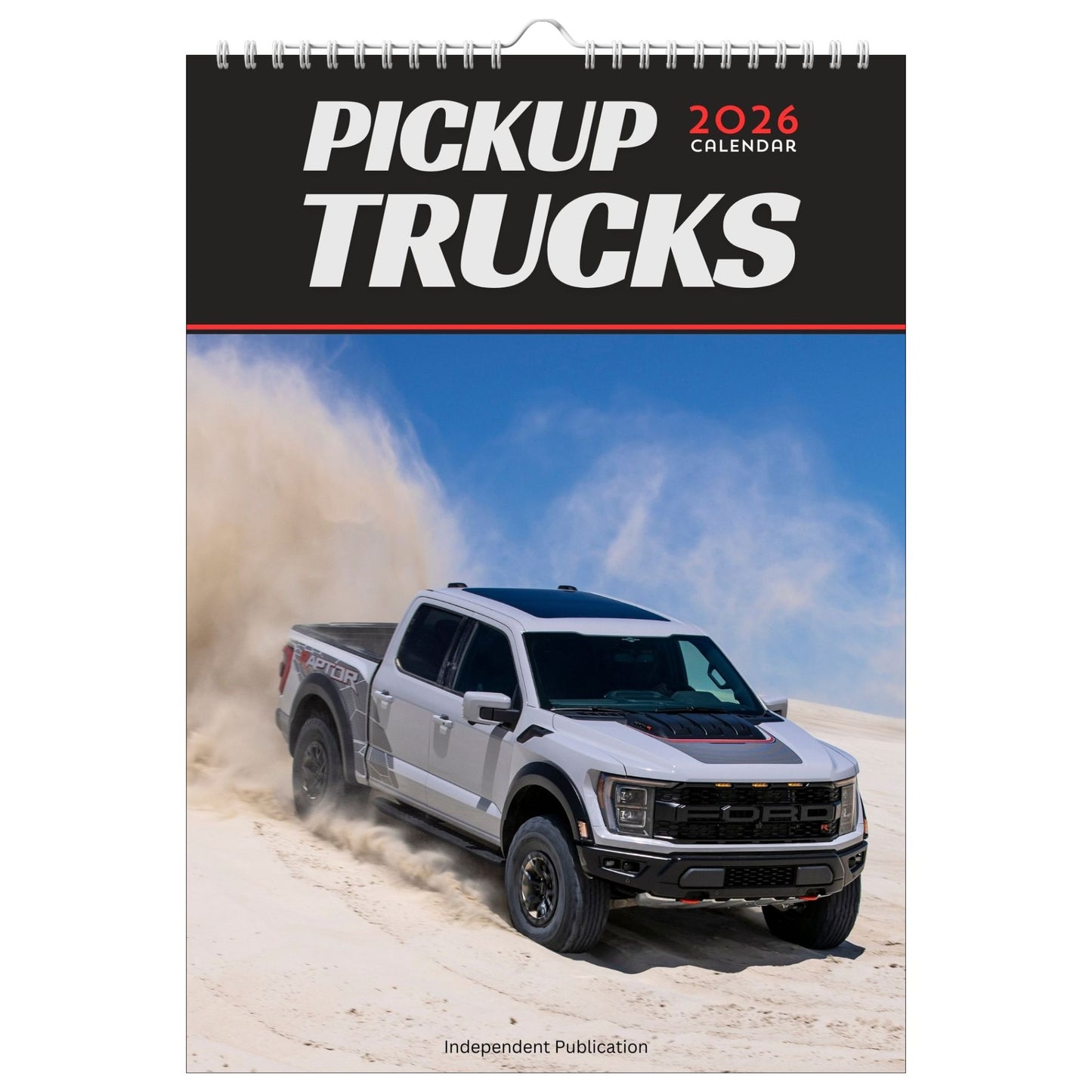 Pickup Trucks 2026 - Calendar with planner