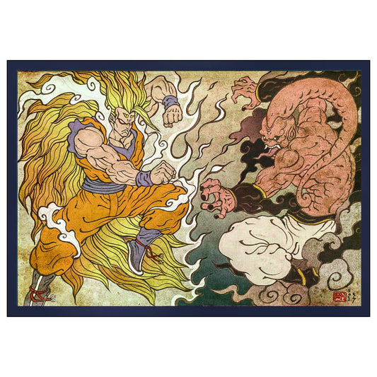 GOKU SS3 VS SUPER BUU PRINT (JAP STYLE)