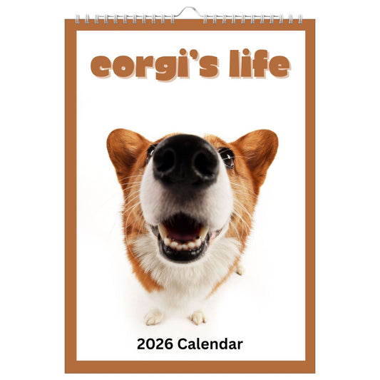 Corgi's Life 2026 - Calendar with planner