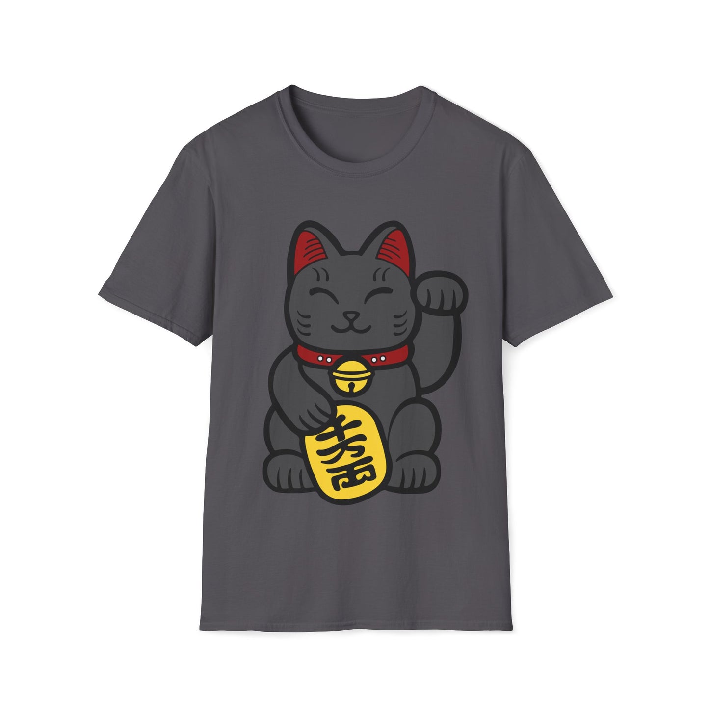 Black Maneki-neko (unisex tshirt)