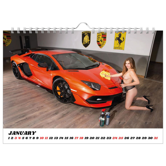 Sexy Carwash 2026 - Erotic Calendar