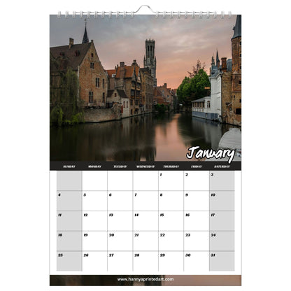 Rivers 2026 - Calendar with planner