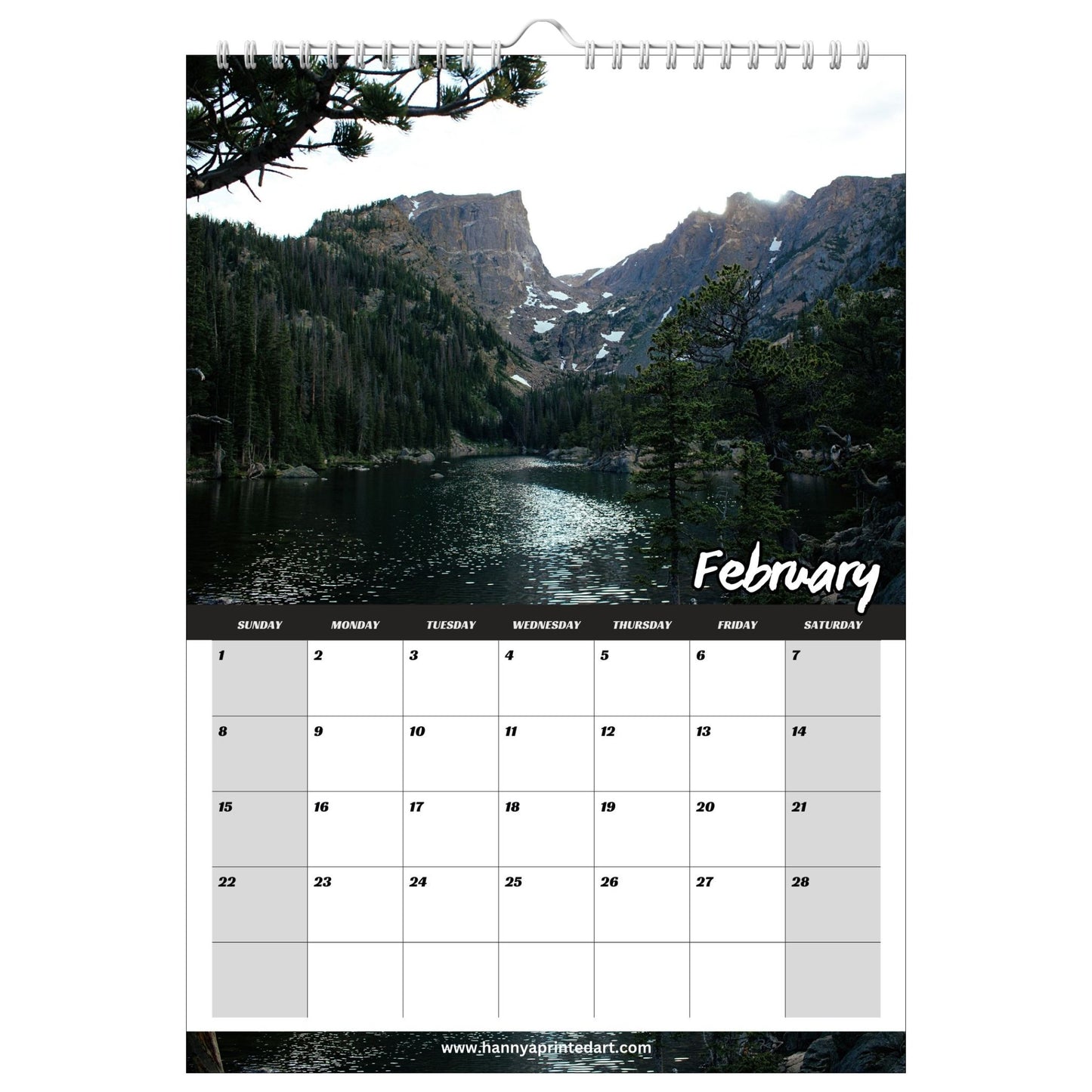 Rivers 2026 - Calendar with planner