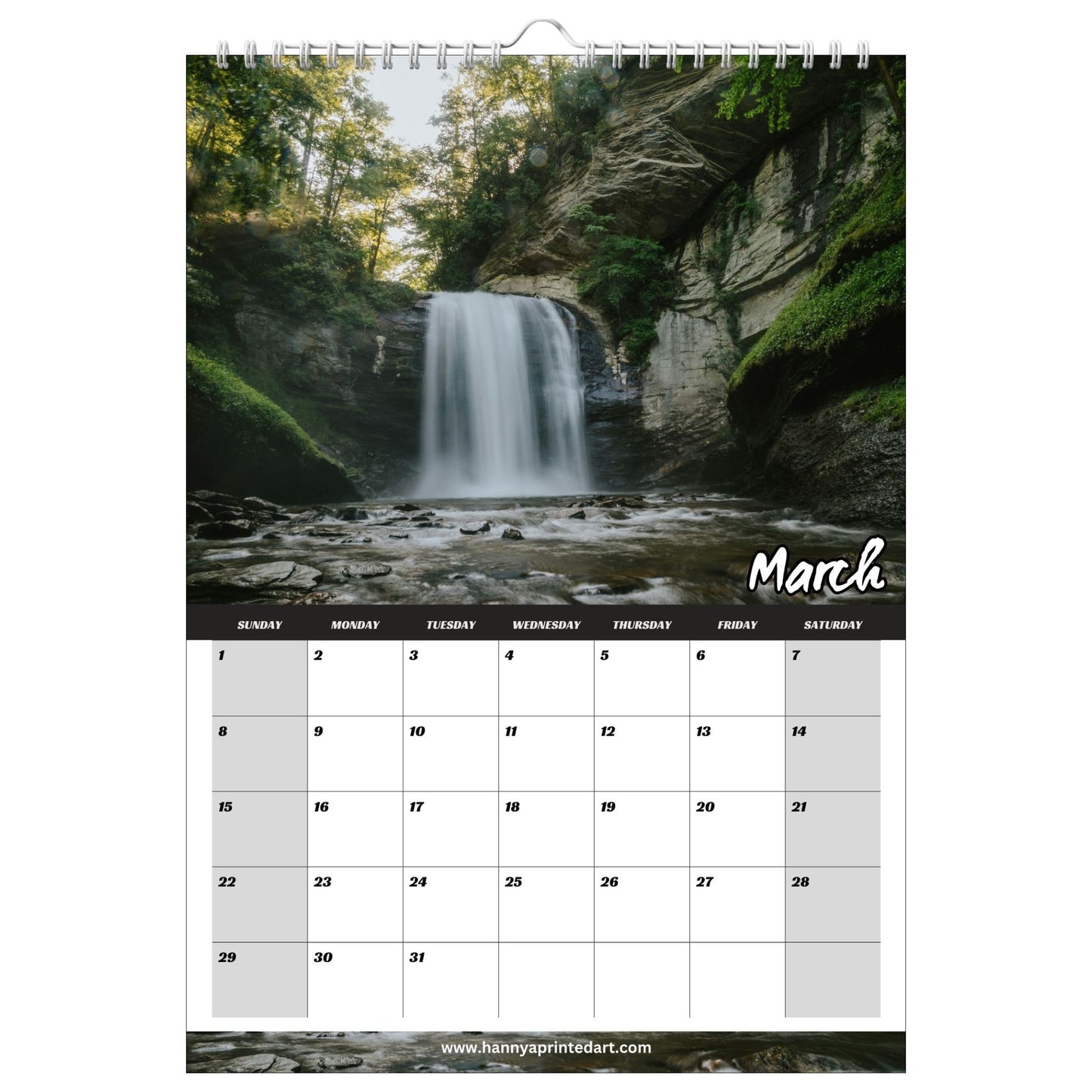 Rivers 2026 - Calendar with planner