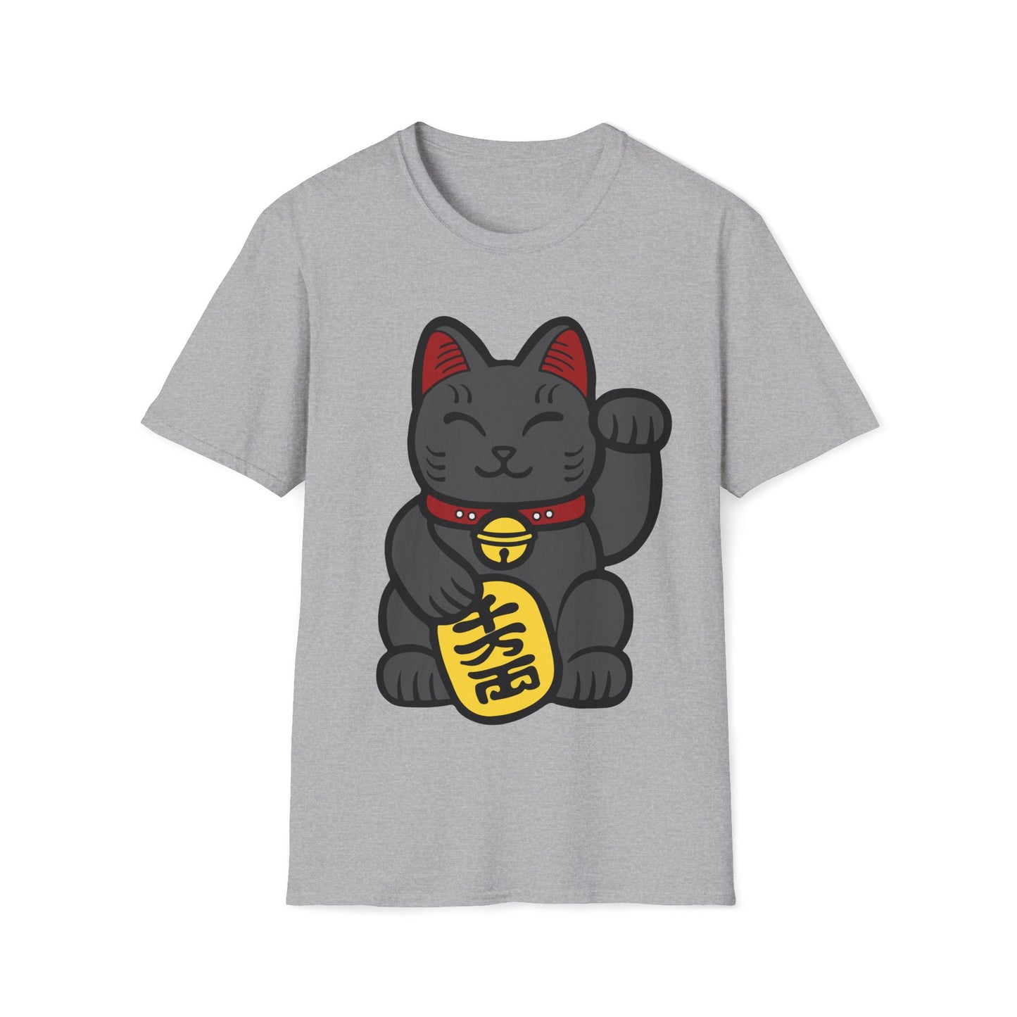 Black Maneki-neko (unisex tshirt)