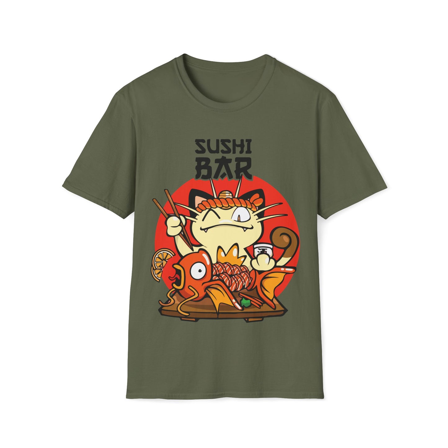 Cat Sushi Bar (unisex tshirt)