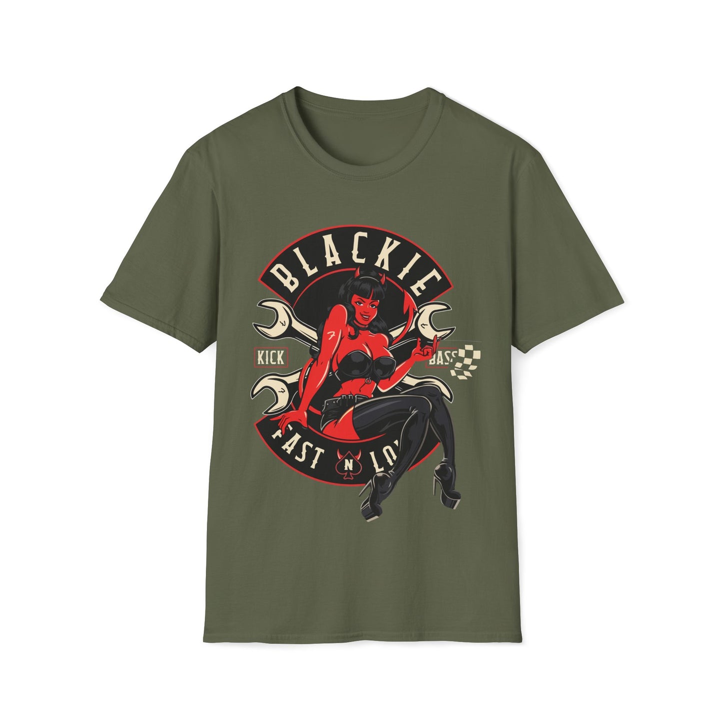 Demon Girl Fast n Loud Biker (unisex tshirt)