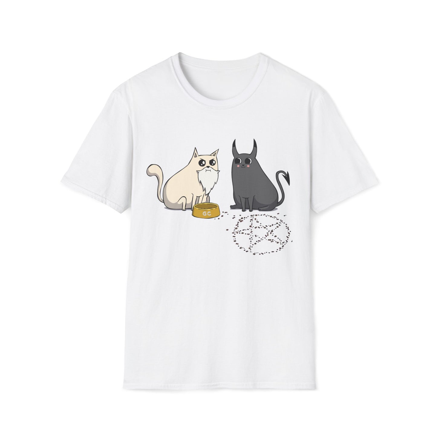 God vs Devil - Exploding Kittens (unisex tshirt)