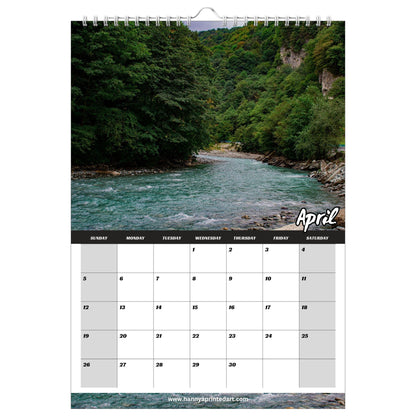 Rivers 2026 - Calendar with planner