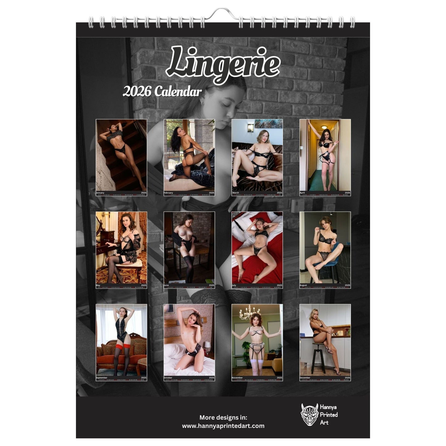 Lingerie 2026 - Erotic Calendar
