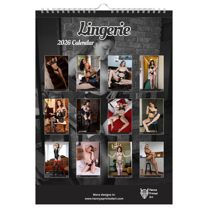 Lingerie 2026 - Erotic Calendar