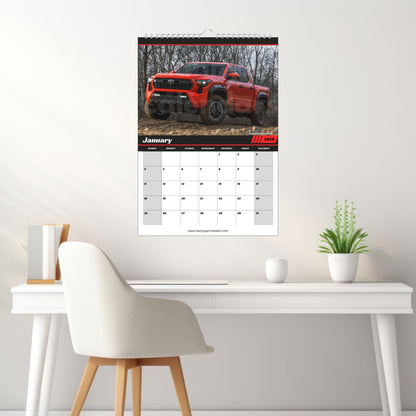 Pickup Trucks 2026 - Calendar with planner