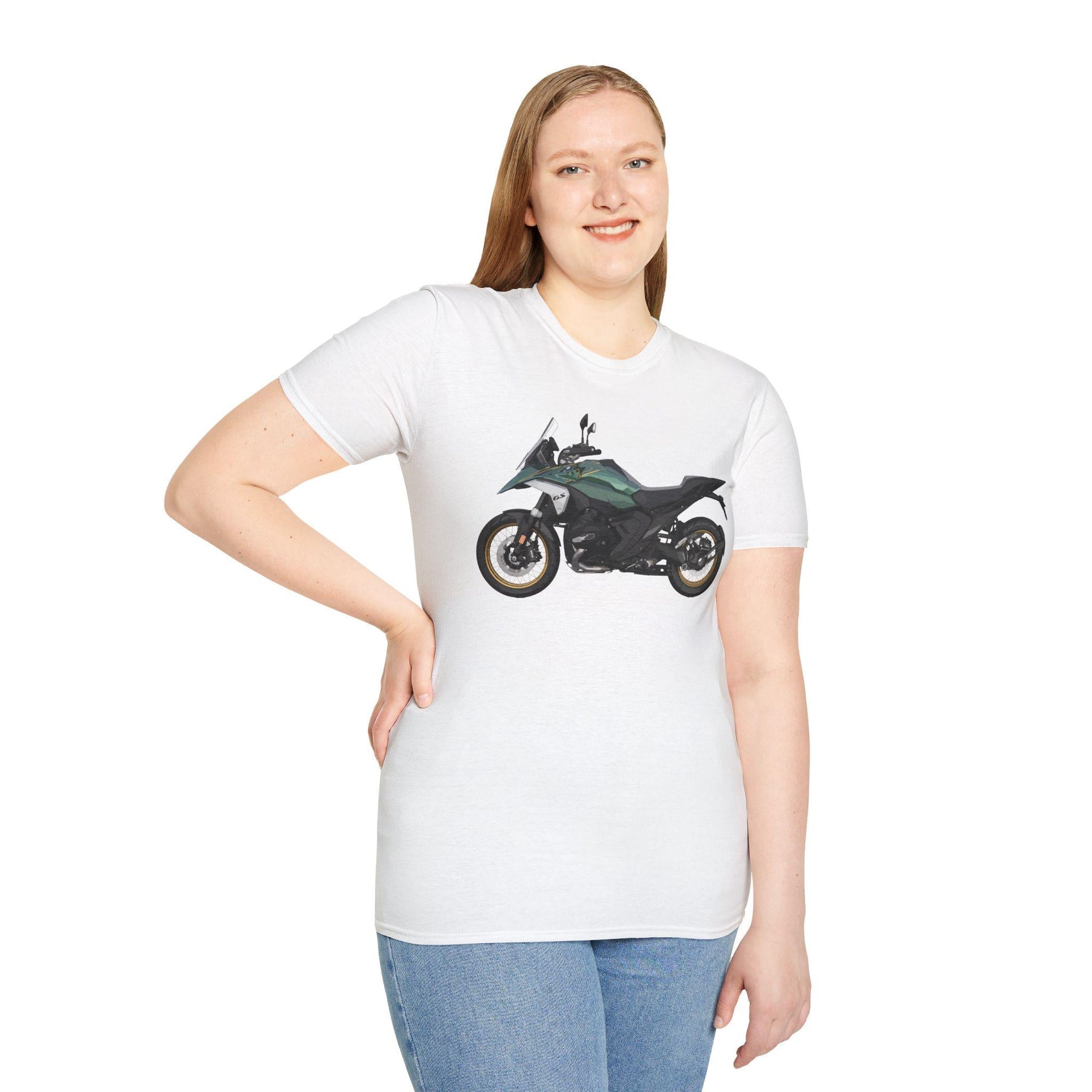 BMW 1300 GS T-Shirt (Unisex Softstyle) - Hannya Printed Art