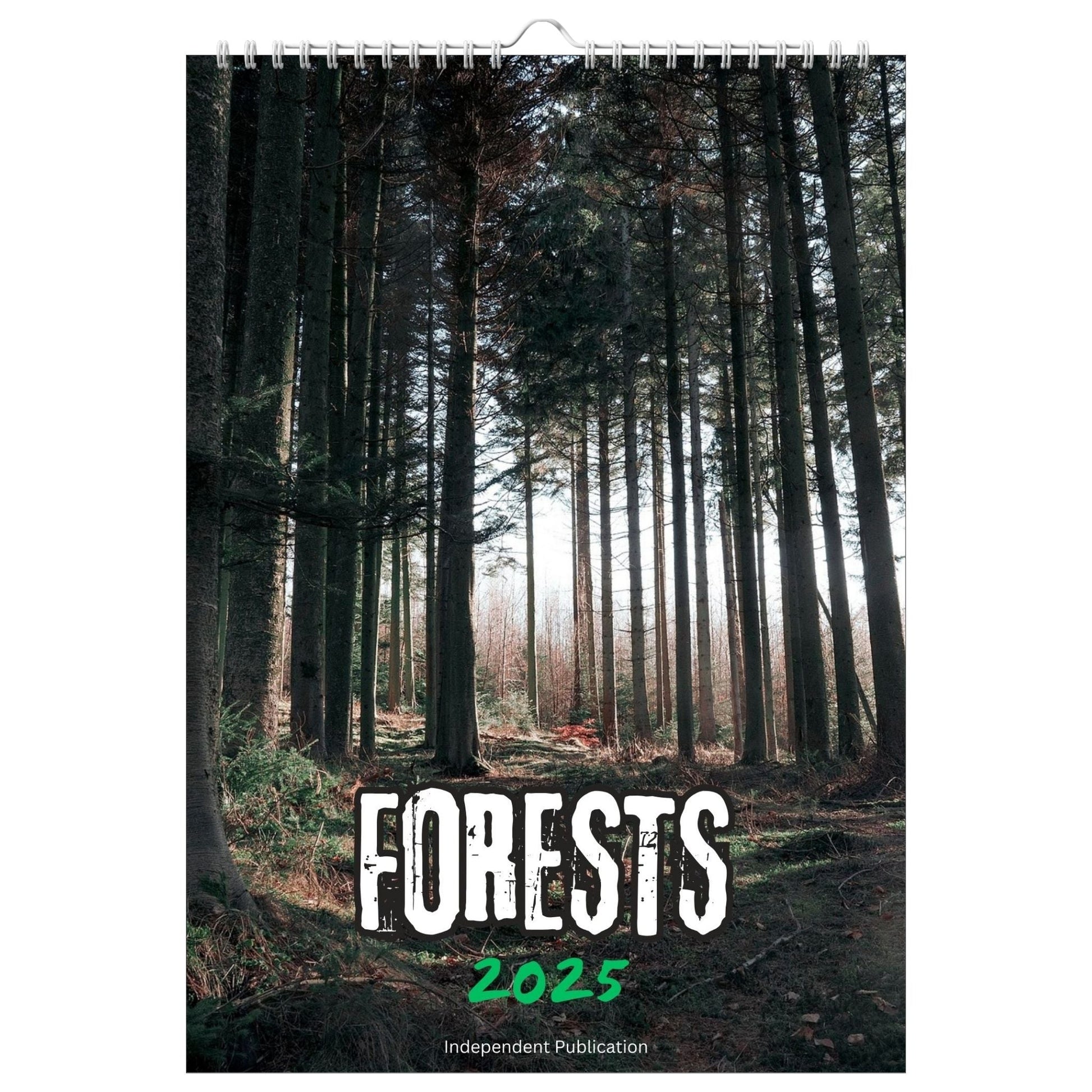 Forests 2025 Calendar - Calendar with Planner - Hannya Printed Art