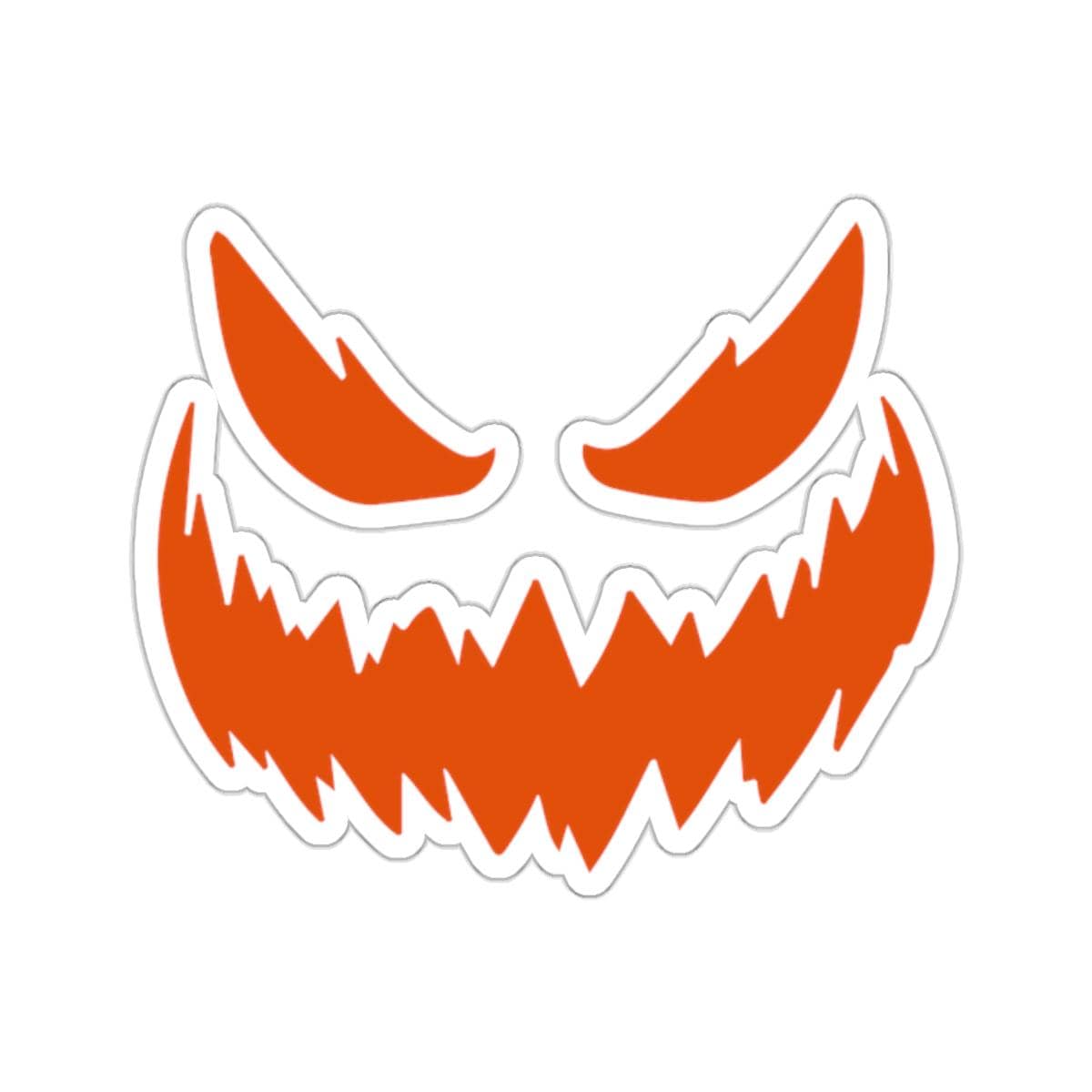 Jack - O' - Lantern Sticker - Kiss - Cut Style - Hannya Printed Art