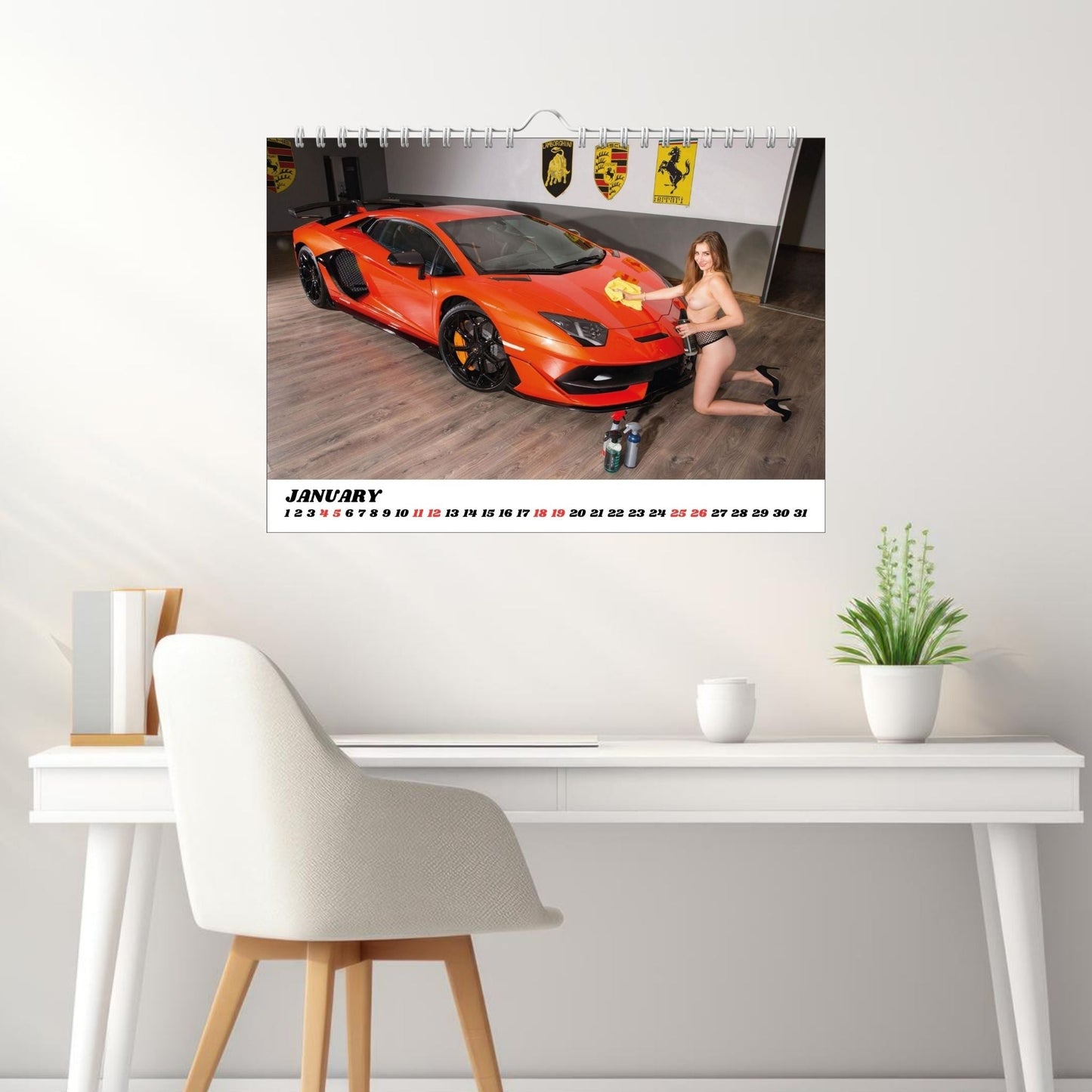 Sexy Carwash 2025 - Calendar - Hannya Printed Art