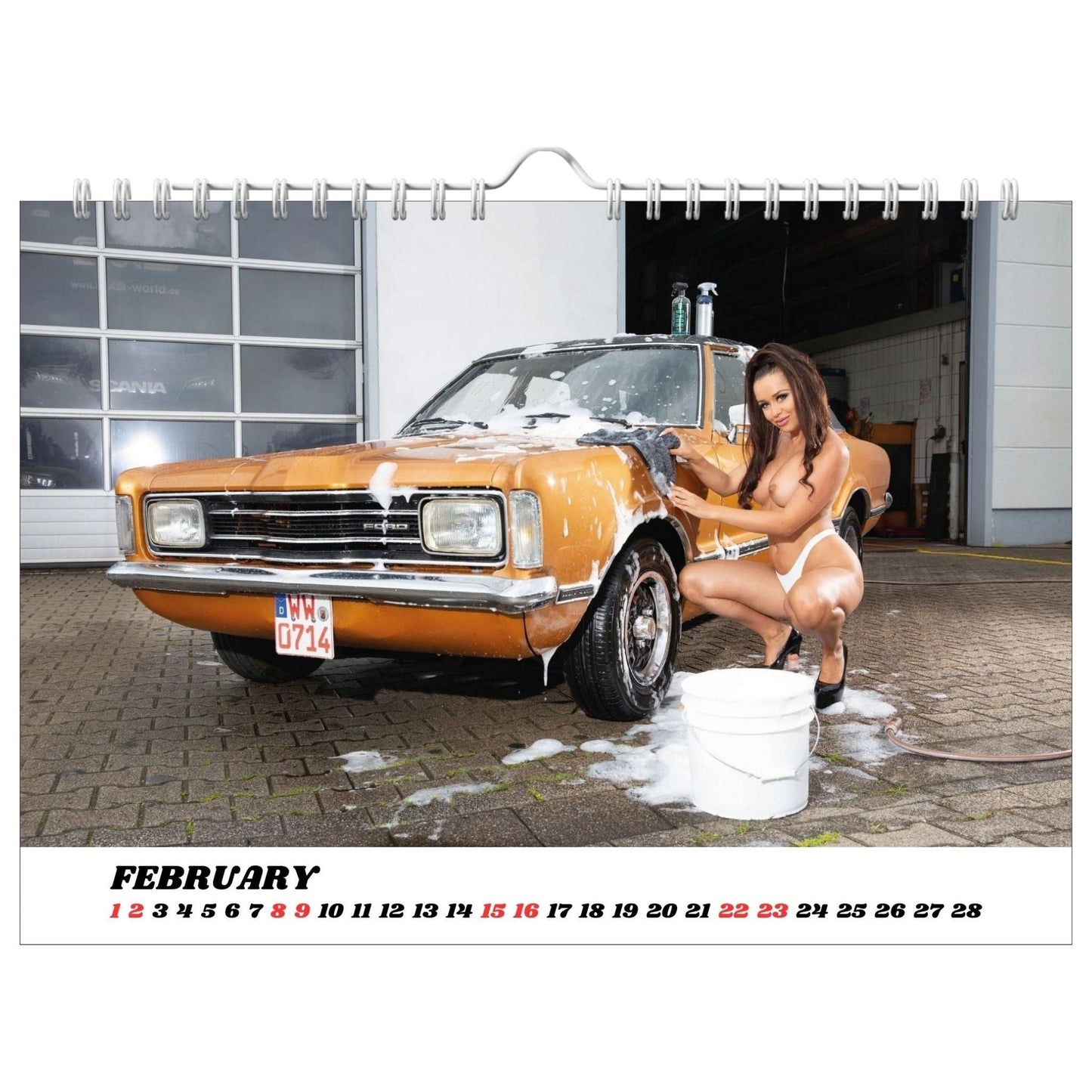 Sexy Carwash 2025 - Calendar - Hannya Printed Art