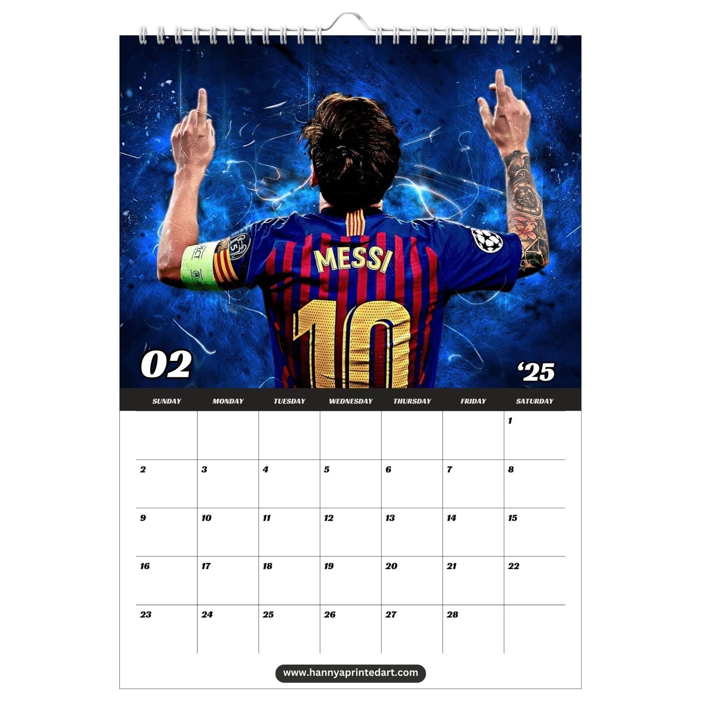 Soccer Rivals 2025 - Calendar - Hannya Printed Art