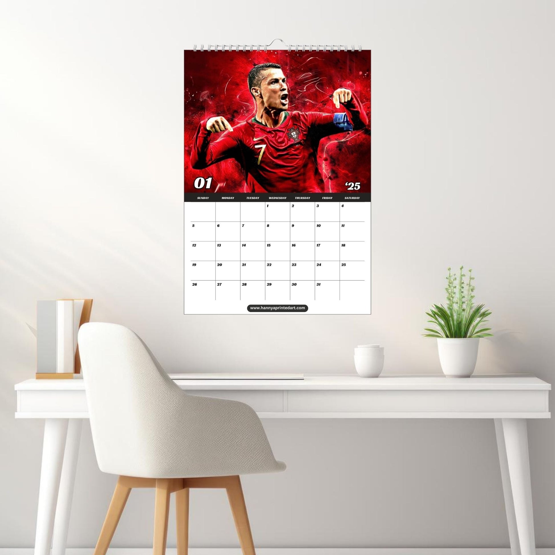 Soccer Rivals 2025 - Calendar - Hannya Printed Art