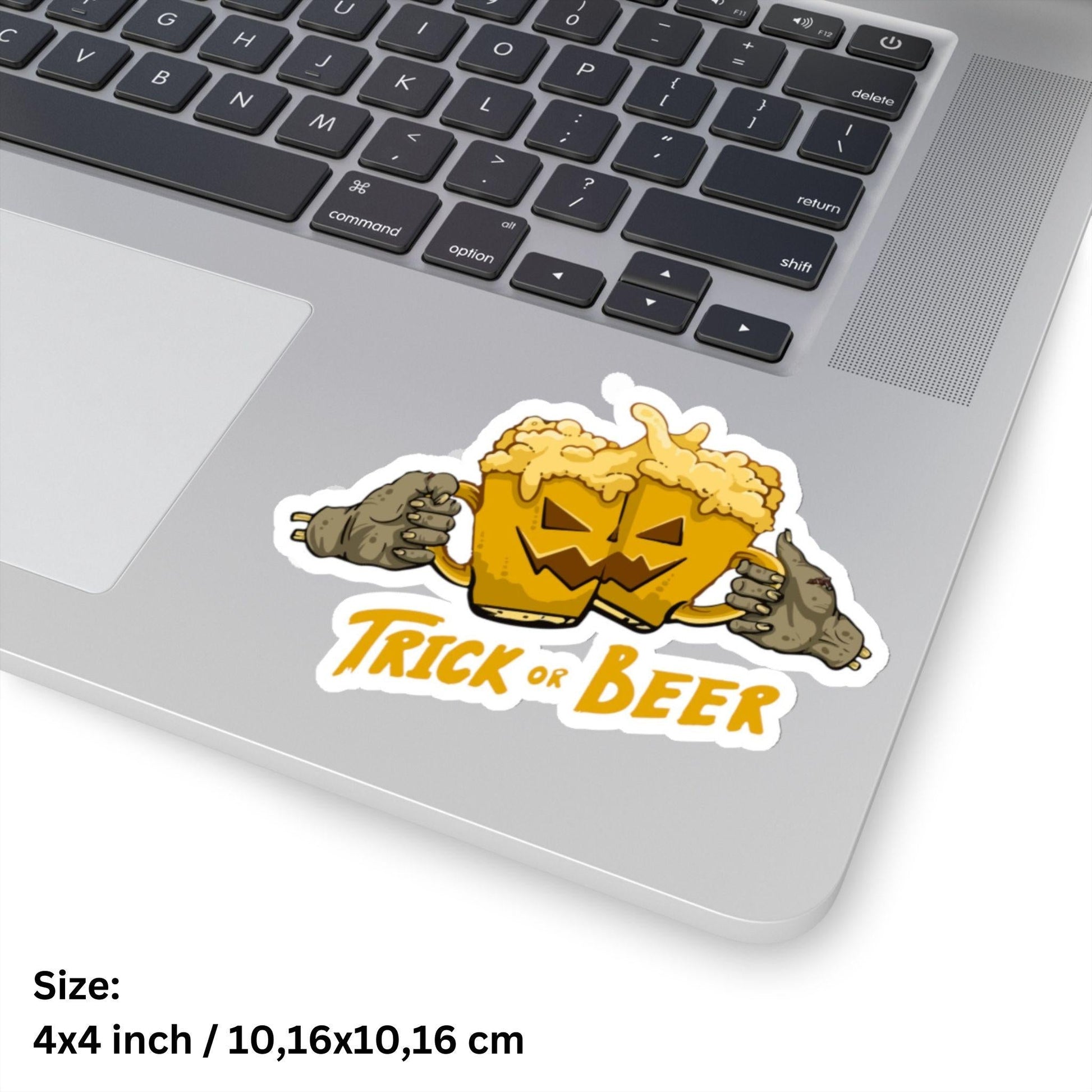 Trick or Beer Sticker - Kiss - Cut Style - Hannya Printed Art